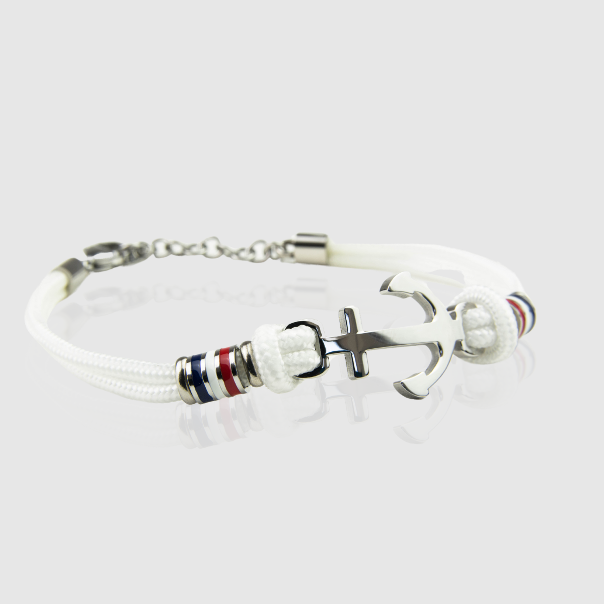 Nautilus bracelet in cordage and anchor