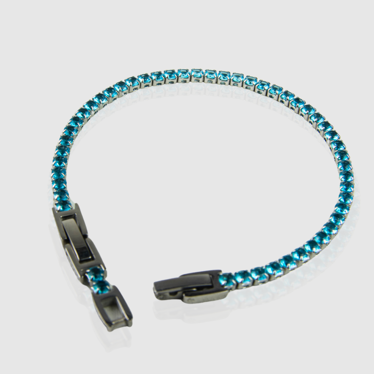 Bracciale tennis zircone turchese